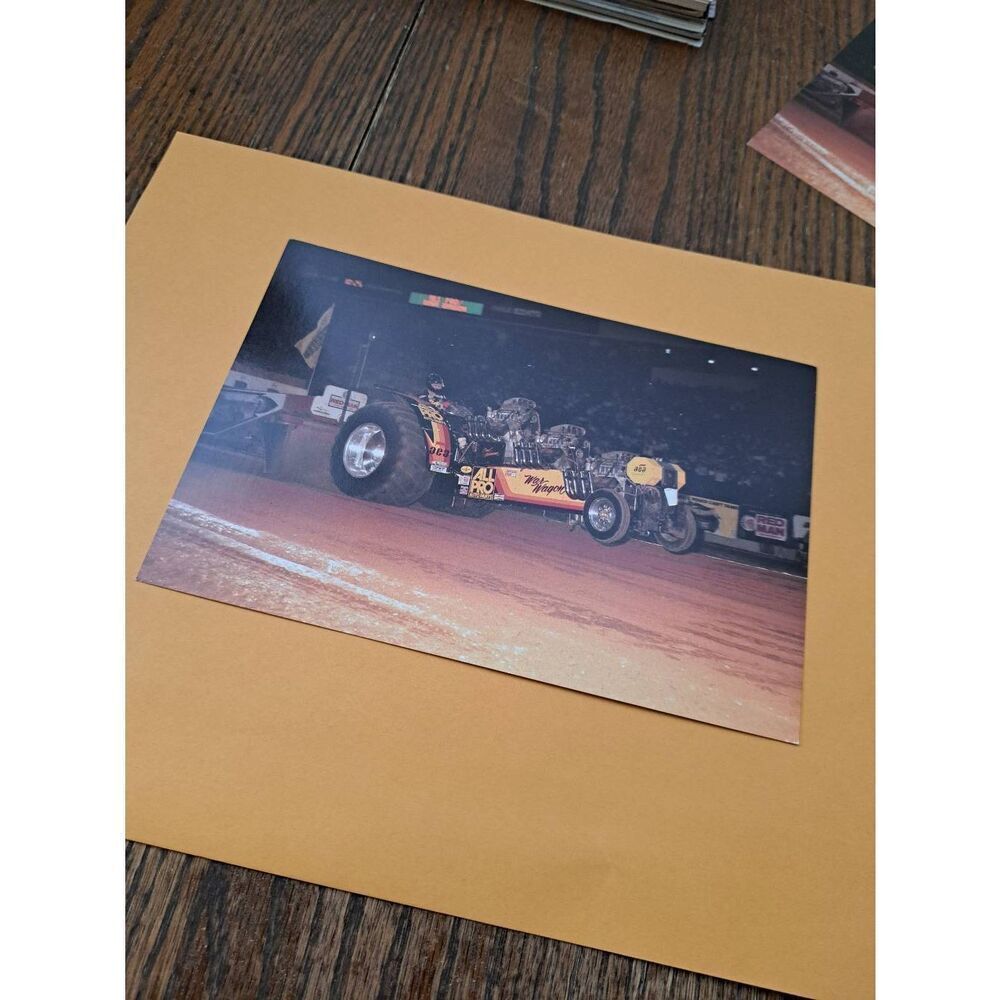 Vintage 1990 Paul Norman War Wagon Driver Card All-Pro Auto Parts TNT 8x6